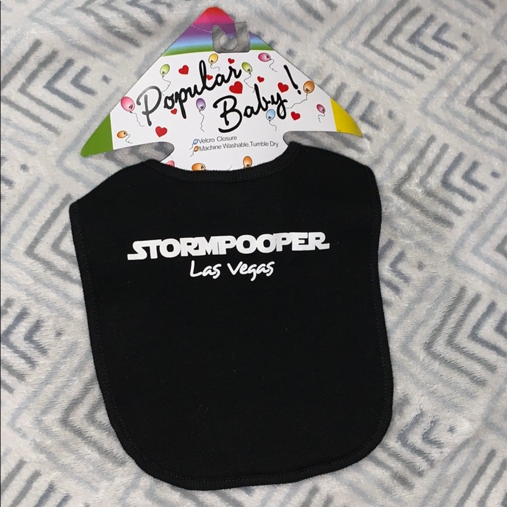 NWT StormPooper Baby Bib